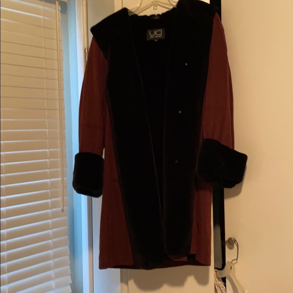 🧥utex design faux fur coat